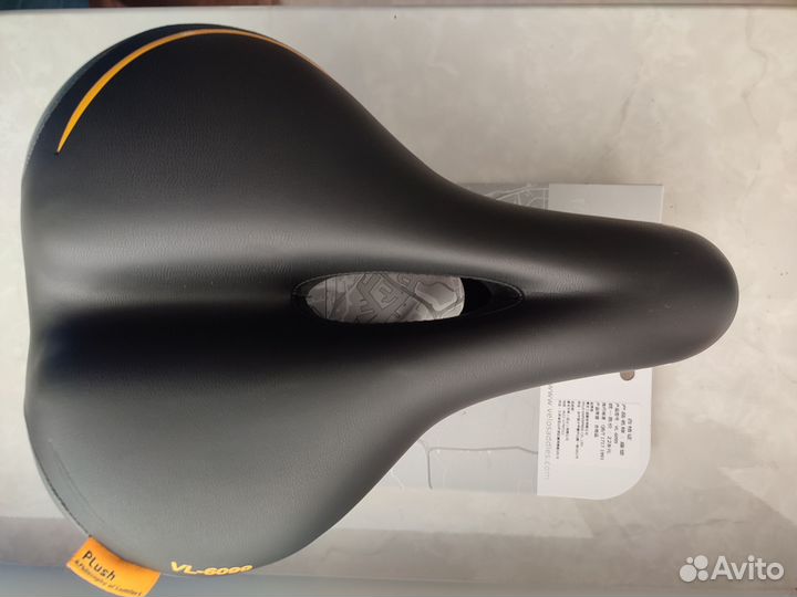 Седло для велосипеда широкое мягкое