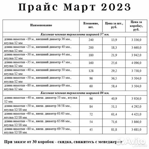 Кассовая лента от производителя