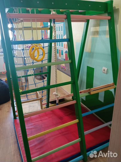 Детский спортивный комплекс для дома Теремок