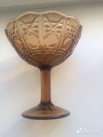 Конфетницы СССР стекло 60 годы, все целое, севантн