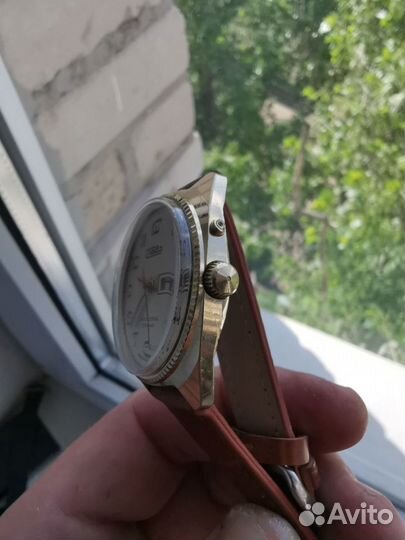 Часы Слава СССР позолоченные с автоподзаводом