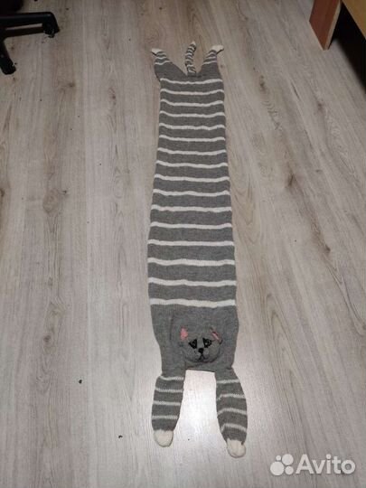 Шарф котик и шапочка ручной работы