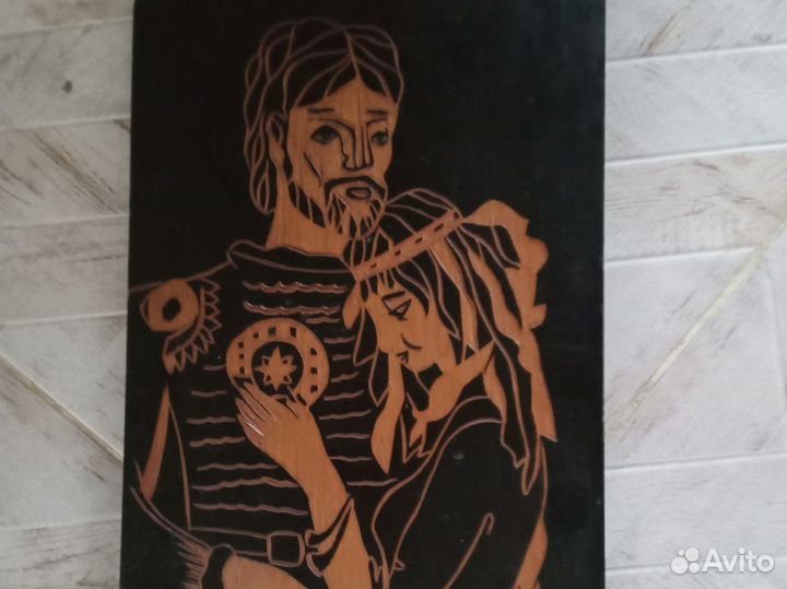 Картина медная чеканка СССР