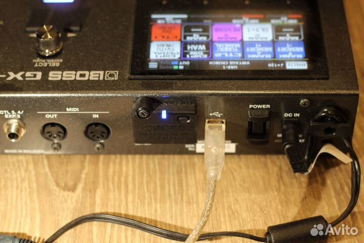 Гитарный процессор Boss gx 100 bluetooth