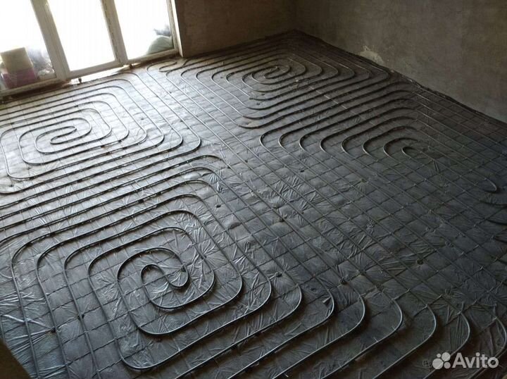 Установка теплых полов, монтаж систем отопления