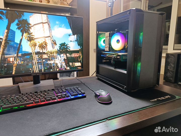 Игровой пк Intel 12100F+ Sapphire Nitro+ RX580 8Gb