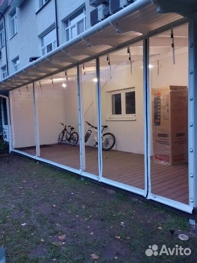 Установка мягких окон