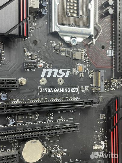 Материнская плата MSI Z170A gaming M3