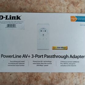 DHP-P338AV PowerLine-адаптер с поддержкой HomePlug