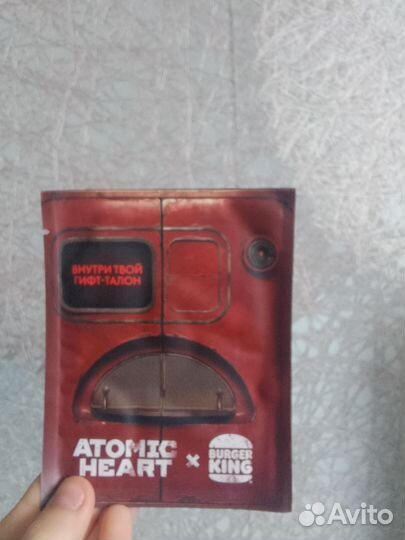 Карточка на скин атомик харт