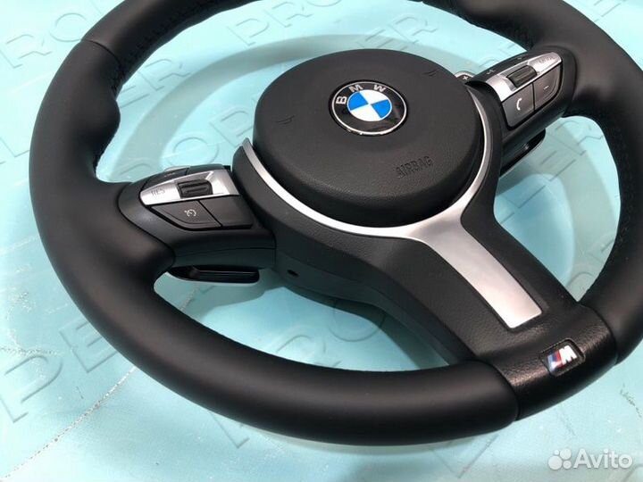 Руль М пакет с лепестками и обогревом Bmw X5 F15