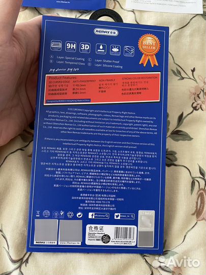 Защитное стекло на iPhone 11 и XR (Remax)