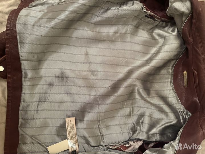 Кожаная куртка Massimo Dutti