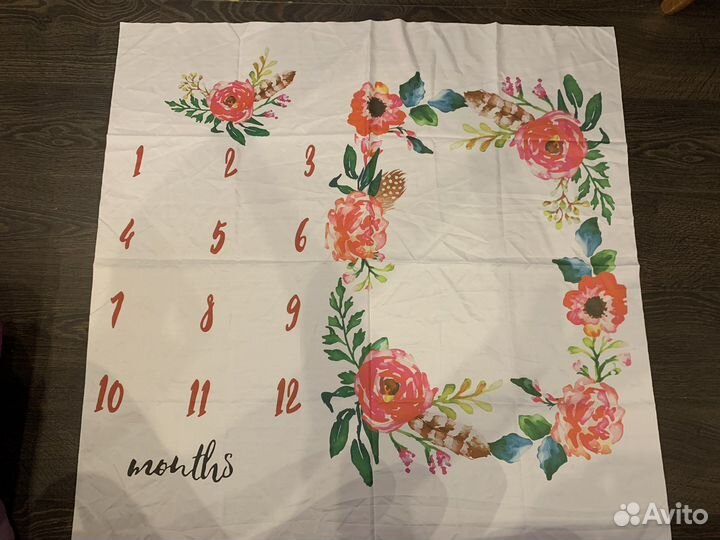 Фон (фотофон) плед пеленка для фото съемки ребенка