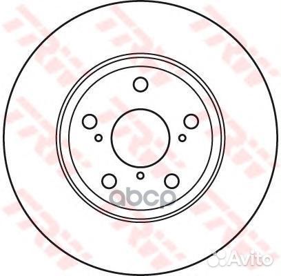 Тормозной диск DF4939S TRW