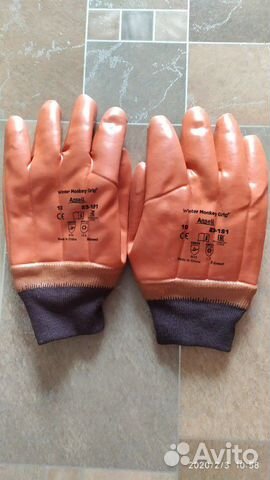 Перчатки для работы при низких температурах