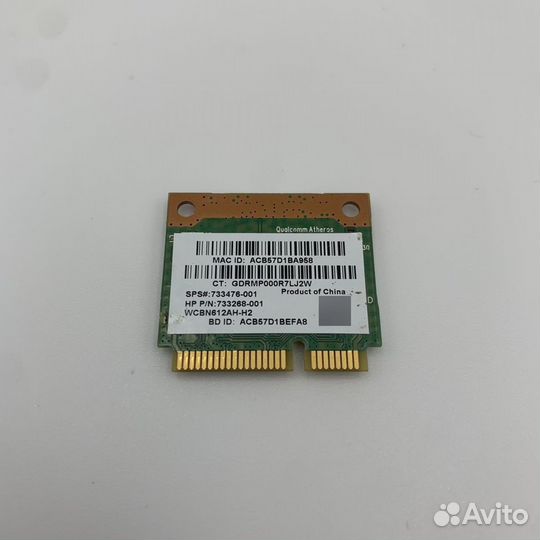 Wi-Fi+Bluetooth модуль Qualcomm Atheros qcwb335 73