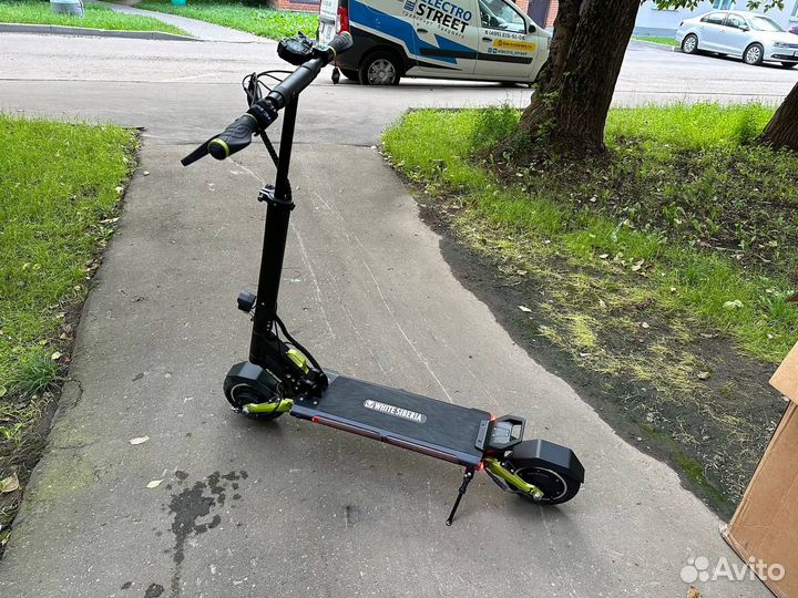 Электросамокат White Siberia sputnik Elka Green