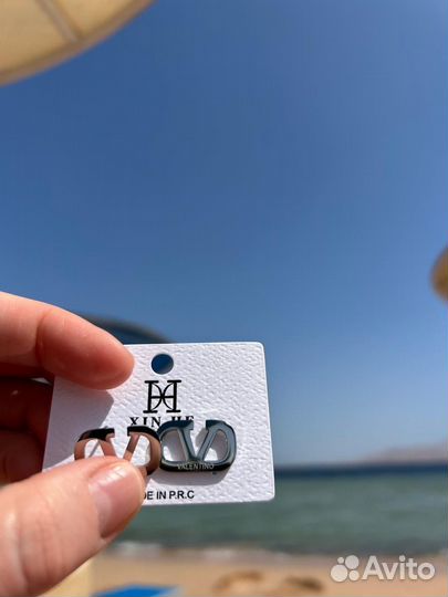 Серьги женские valentino