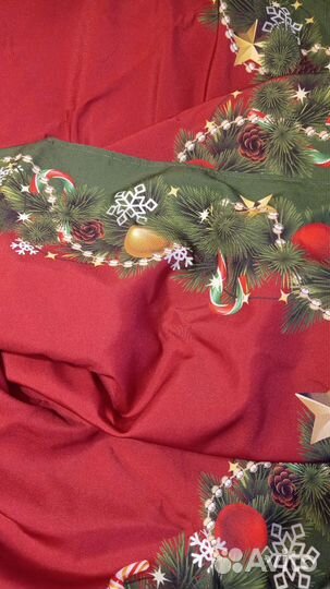Скатерть на новогодний стол 180 на 145