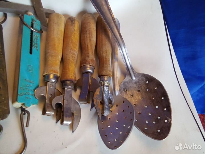 Весы-безмен,ножи,ложки,штопор