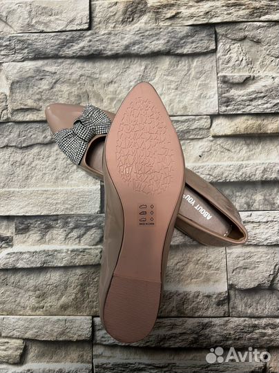 Балетки лаковые 40-41