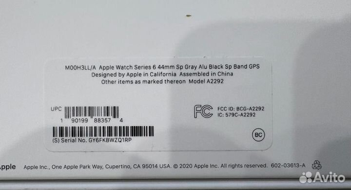 Apple watch series 6 44mm