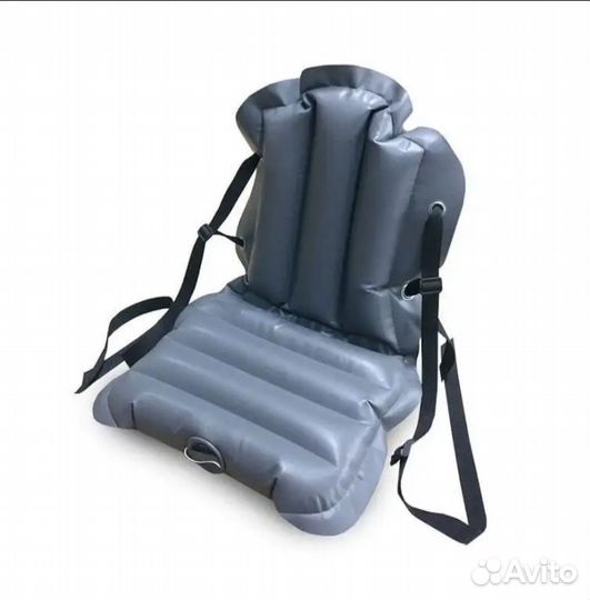 Надувное сиденье со спинкой из пвх