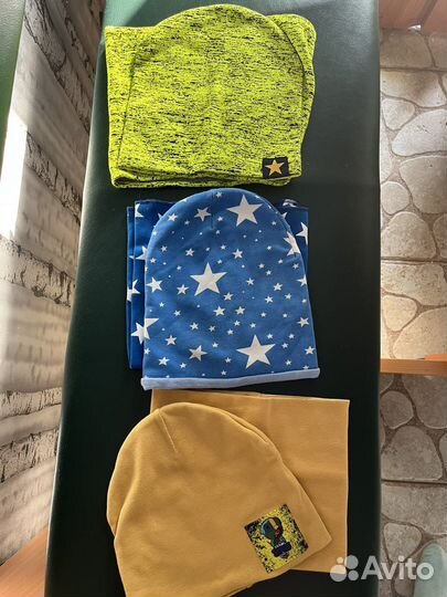 Комплект шапка и шарф снуд