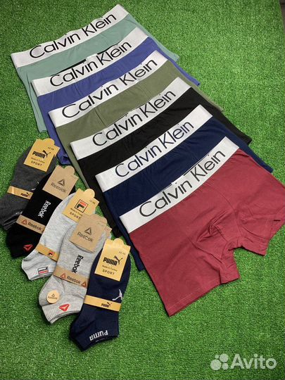 Трусы мужские боксеры calvin klein