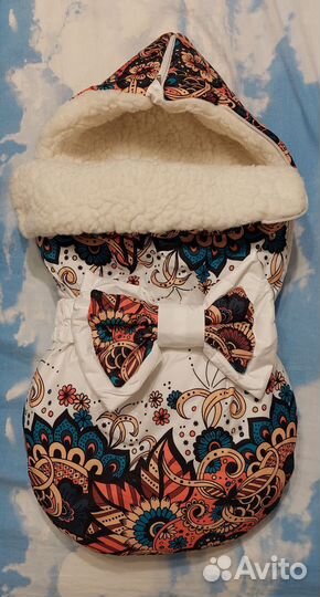 Конверт на выписку для девочки зима