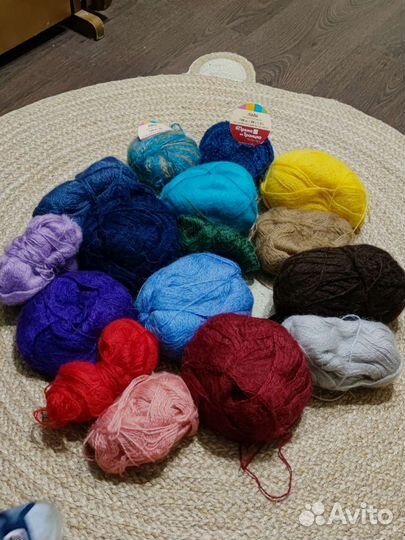 Пряжа из Троицка мохер Ласка пакетом (остатки)