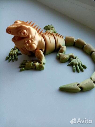 Варан - игрушка на зд принтере
