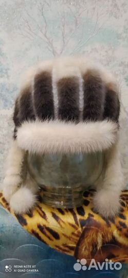 Шапка норковая женская
