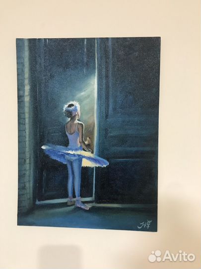 Картина маслом, балерина