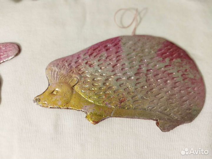 Елочные украшения ссср, картонные