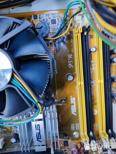 Комплекты мат. плата+проц на 775 сокете