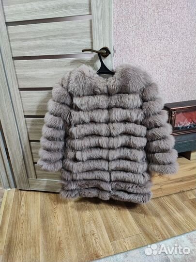Шуба из песца