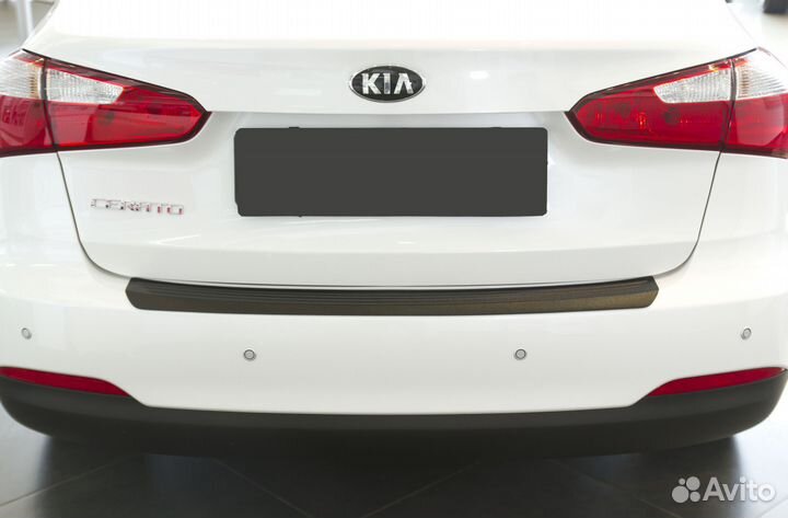 Накладка на бампер Kia Cerato 3 (13+) RA