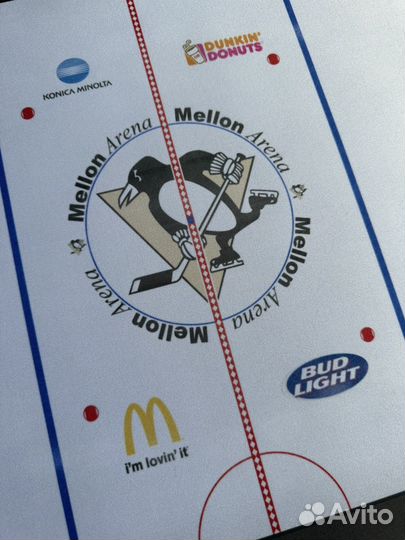 Коврик для мыши Pittsburgh Penguins NHL большой