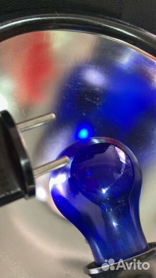 Синяя лампа рефлектор Минина СССР