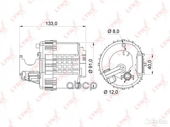 Фильтр топливный MMC outlander I / airtrek 2.0