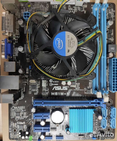 Материнская плата с процессором