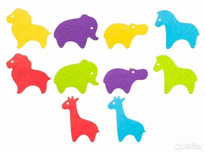 Противоскользящие мини-коврики (10шт) тм Roxy Kids