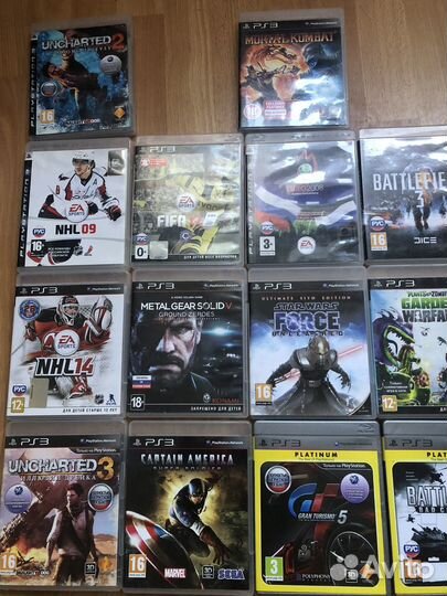 Игровые диски на ps3