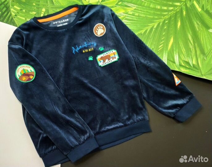 Кофта новая Англия 5-6 лет, 110-116 см
