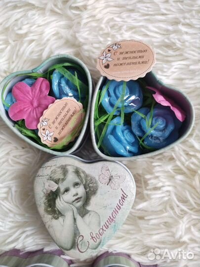 Мыло ручной работы на день влюбленных