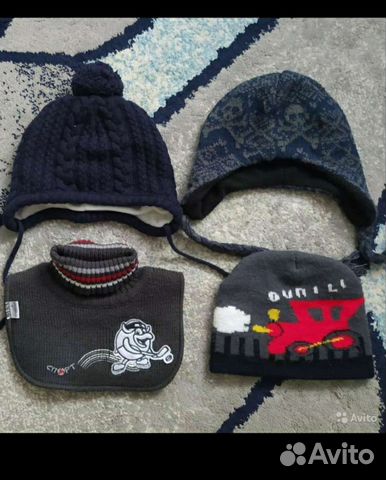 Шапка для мальчика на 1-2 года