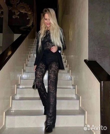 Костюм гипюр сетка