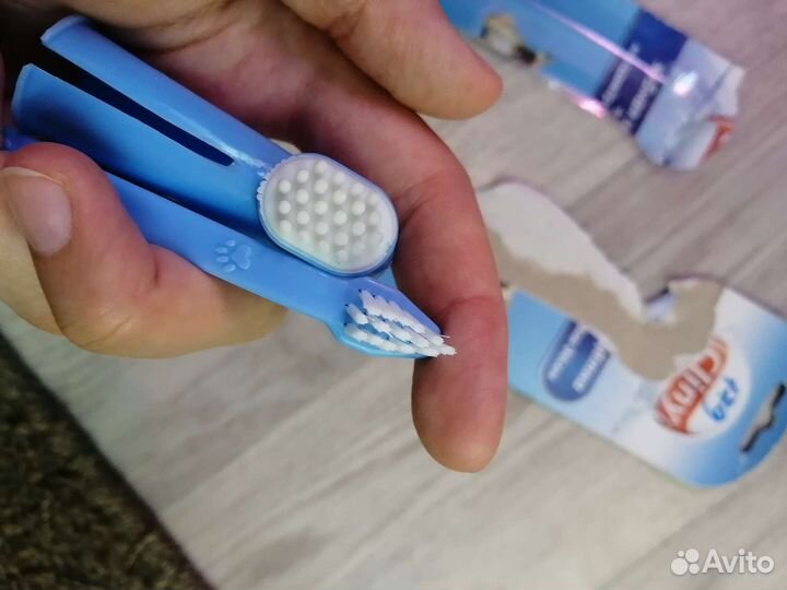 Зубная щётка для животных и гель